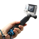 Handheld Extendable Pole Monopod with Screw for GoPro HERO5 Session /5 /4 Session /4 /3+ /3 /2 /1, Xiaoyi Sport Cameras, Max Length: 49cm(Blue)