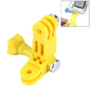TMC Mount 3 Way Adjustable Pivot Arm Screw Bolt for GoPro HERO10 Black / HERO9 Black / HERO8 Black /7 /6 /5 /5 Session /4 Session /4 /3+ /3 /2 /1, DJI Osmo Action, Xiaoyi and Other Action Cameras, ABS Material(Yellow)