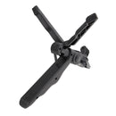Portable Folding Desktop Stand Rotation Tripod for GoPro(Black)