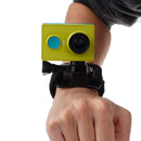 GP110 Arm Belt / Wrist Strap + Connecter Mount for GoPro HERO10 Black / HERO9 Black / HERO8 Black / HERO7 /6 /5 /5 Session /4 Session /4 /3+ /3 /2 /1, Insta360 ONE R, DJI Osmo Action and Other Action Cameras(Black)