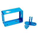 TMC Lightweight CNC Aluminum Frame Mount Housing for XiaoMi YI Sport Camera(Blue)