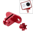 TMC Lightweight CNC Aluminum Headset Mount for XiaoMi YI Sport Camera(Red)