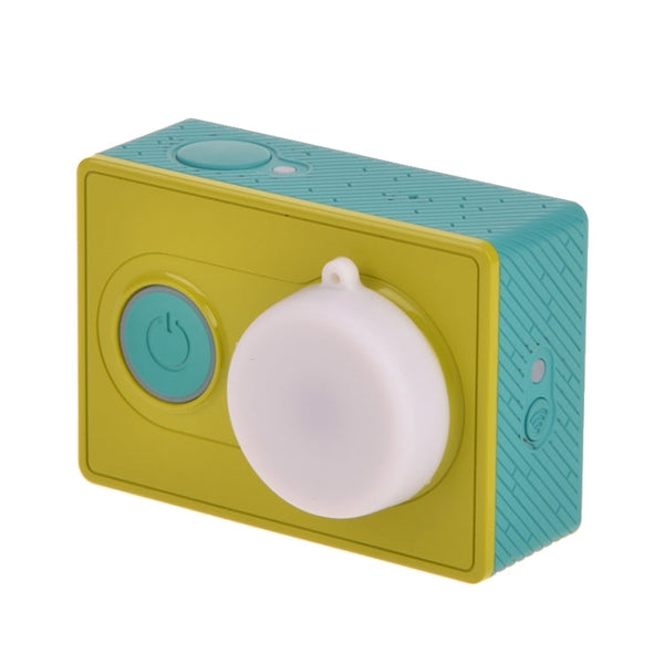 Silicone Lens Cap for Xiaomi Yi / GoPro Hero4 / 3+ / 3(White)