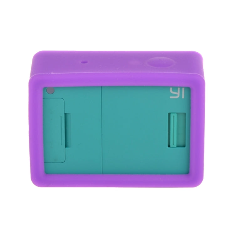 XM03 Silicone Gel Protective Case for Xiaomi Yi Sport Camera(Purple)