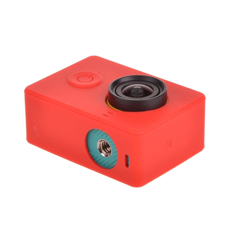 XM03 Silicone Gel Protective Case for Xiaomi Yi Sport Camera(Red)