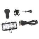 SupTig 30M Waterproof 300LM Video Light for GoPro HERO10 Black / HERO9 Black / HERO8 Black / HERO7 /6 /5 /5 Session /4 Session /4 /3+ /3 /2 /1, Insta360 ONE R, DJI Osmo Action and Other Action Cameras(Black)