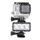 SupTig 30M Waterproof 300LM Video Light for GoPro HERO10 Black / HERO9 Black / HERO8 Black / HERO7 /6 /5 /5 Session /4 Session /4 /3+ /3 /2 /1, Insta360 ONE R, DJI Osmo Action and Other Action Cameras(Black)
