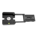 CNC Aluminum Folding Quick Release Plate Stand Holder Tripod Z Flex Tilt & Ball Head(Black)
