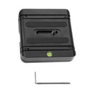 CNC Aluminum Folding Quick Release Plate Stand Holder Tripod Z Flex Tilt & Ball Head(Black)