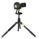 CNC Aluminum Folding Quick Release Plate Stand Holder Tripod Z Flex Tilt & Ball Head(Black)