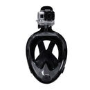 Water Sports Diving Equipment Full Dry Diving Mask Swimming Glasses for GoPro HERO10 Black / HERO9 Black / HERO8 Black / HERO6/ 5 /5 Session /4 /3+ /3 /2 /1, L Size(Black)