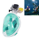 Water Sports Diving Equipment Full Dry Diving Mask Swimming Glasses for GoPro HERO10 Black / HERO9 Black / HERO8 Black / HERO6/ 5 /5 Session /4 /3+ /3 /2 /1, L Size(Light Green)