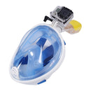Water Sports Diving Equipment Full Dry Diving Mask Swimming Glasses for GoPro HERO10 Black / HERO9 Black / HERO8 Black / HERO6/ 5 /5 Session /4 /3+ /3 /2 /1, M Size(Blue)