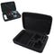 Shockproof Waterproof Portable Case for GoPro HERO10 Black / HERO9 Black / HERO8 Black / HERO7 /6 /5 /5 Session /4 Session /4 /3+ /3 /2 /1, DJI Osmo Action and Other Sport Cameras(Black)