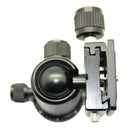 RUBY 005H Aluminium Magnesium Alloy Tripod Ball Head with Quick Release Plate Adapter(Black)