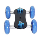 YELANGU YLG0105B Mini Scaled Camera Dolly Track Car for Canon / Nikon Cameras / DSLR Camera