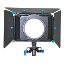 YELANGU M4 YLG0104C Professional Digital Matte Box Lens Hood for Video Camcorder / DSRL(Black)