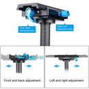 PULUZ 38.5-61cm Carbon Fiber Handheld Stabilizer for DSLR & DV Digital Video & Cameras, Capacity Range 0.5-3kg(Black)