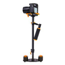 YELANGU 38.5-61cm Carbon Fiber Handheld Stabilizer for DSLR & DV Digital Video & Cameras, Capacity Range 0.5-3kg(Orange)