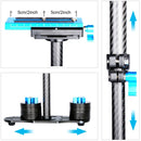 YELANGU 38.5-61cm Carbon Fiber Handheld Stabilizer for DSLR & DV Digital Video & Cameras, Capacity Range 0.5-3kg(Blue)