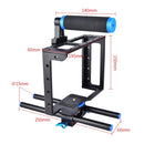 YELANGU YLG0107E Protective DSLR Camera Cage Stabilizer / Top Handle Set(Black)