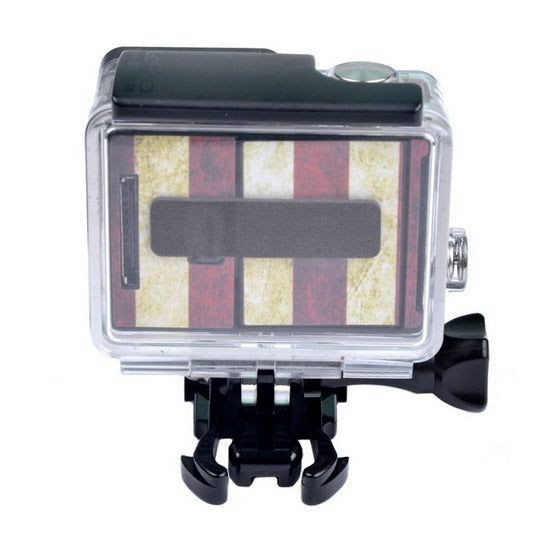 Retro US Flag Pattern Case Sticker for GoPro HERO3+ /3