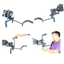 YELANGU YLG0102D Dual Handles Camera Shoulder Mount Kit with Matte Box for DSLR Camera / Video Camera
