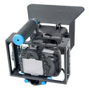 YELANGU YLG1103A-C Handle Video Camera Cage Stabilizer + Matte Box Kit for DSLR Camera / Video Camera