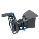 YELANGU YLG1103A-C Handle Video Camera Cage Stabilizer + Matte Box Kit for DSLR Camera / Video Camera