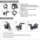 YELANGU YLG1103A-C Handle Video Camera Cage Stabilizer + Matte Box Kit for DSLR Camera / Video Camera