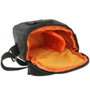 Portable Digital Camera Canvas Bag with Strap, Size: 13.5cm x 9cm x 14cm(Black)