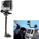 Long Arm Car Suction Cup Mount Holder for GoPro HERO10 Black / HERO9 Black / HERO8 Black /7 /6 /5 /5 Session /4 Session /4 /3+ /3 /2 /1, DJI Osmo Action, Xiaoyi and Other Action Cameras