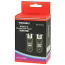 2 PCS YONGNUO RF603C II FSK 2.4GHz Wireless Flash Trigger with C1 Shutter Connecting Cable