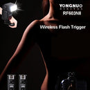 2 PCS YONGNUO RF603N II FSK 2.4GHz Wireless Flash Trigger with N1 Shutter Connecting Cable