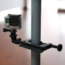 Desktop Fixed Clamp Holder Mount with Tripod Adapter for GoPro HERO10 Black / HERO9 Black / HERO8 Black /7 /6 /5 /5 Session /4 Session /4 /3+ /3 /2 /1, DJI Osmo Action, Xiaoyi and Other Action Cameras, Clamp Size: 1 - 6 cm