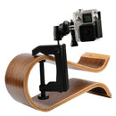 Desktop Fixed Clamp Holder Mount with Tripod Adapter for GoPro HERO10 Black / HERO9 Black / HERO8 Black /7 /6 /5 /5 Session /4 Session /4 /3+ /3 /2 /1, DJI Osmo Action, Xiaoyi and Other Action Cameras, Clamp Size: 1 - 6 cm