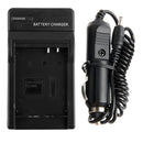 Digital Camera Battery Travel & Car Charger for Canon NB-10L(Black)