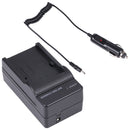 Digital Camera Battery Car Charger for Panasonic VBN130 / D54S Lithium Battery(Black)