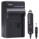 Digital Camera Battery Car Charger for Panasonic VBN130 / D54S Lithium Battery(Black)