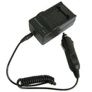 Digital Camera Battery Charger for Samsung SLB-0937(Black)