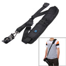 Quick Release Anti-Slip Soft Pad Nylon Single Shoulder Camera Strap with Metal Hook for SLR / DSLR Cameras(Black)