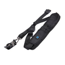 Quick Release Anti-Slip Soft Pad Nylon Single Shoulder Camera Strap with Metal Hook for SLR / DSLR Cameras(Black)
