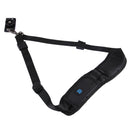 Quick Release Anti-Slip Soft Pad Nylon Single Shoulder Camera Strap with Metal Hook for SLR / DSLR Cameras(Black)