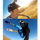 ST-04 Outdoor Camera Helmet Mount Mounting Belt Strap for GoPro HERO10 Black / HERO9 Black / HERO8 Black / HERO7 /6 /5 /5 Session /4 Session /4 /3+ /3 /2 /1, Insta360 ONE R, DJI Osmo Action and Other Action Cameras(Black)