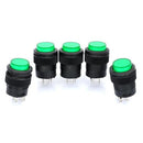 R16-503 16mm Self-Locking Push Button Switch with Indicator (5 Pcs in One Package, the Price is for 5 Pcs)