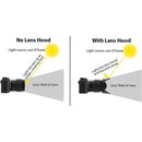 62mm Lens Hood for Cameras(Screw Mount)(Black)