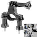 ST-01 Bicycle Bike Ride Handlebar / Seatpost Pole Mount for GoPro HERO10 Black / HERO9 Black / HERO8 Black /7 /6 /5 /5 Session /4 Session /4 /3+ /3 /2 /1, DJI Osmo Action, Xiaoyi and Other Action Cameras(Black)