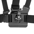 ST-25 Adjustable Body Chest Strap Mount Belt Harness with Buckle Bracket Screw for GoPro HERO10 Black / HERO9 Black / HERO8 Black / HERO7 /6 /5 /5 Session /4 Session /4 /3+ /3 /2 /1, Insta360 ONE R, DJI Osmo Action and Other Action Cameras(Black)