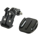 ST-57 J-Hook Buckle Mount + Sticker + Flat Surface forGoPro HERO10 Black / HERO9 Black / HERO8 Black /7 /6 /5 /5 Session /4 Session /4 /3+ /3 /2 /1, DJI Osmo Action, Xiaoyi and Other Action Cameras
