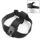 ST-23 Elastic Adjustable Head Strap Mount Belt for GoPro HERO10 Black / HERO9 Black / HERO8 Black / HERO7 /6 /5 /5 Session /4 Session /4 /3+ /3 /2 /1, Insta360 ONE R, DJI Osmo Action and Other Action Cameras(Black)